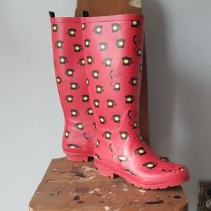 Anthro rain boots.